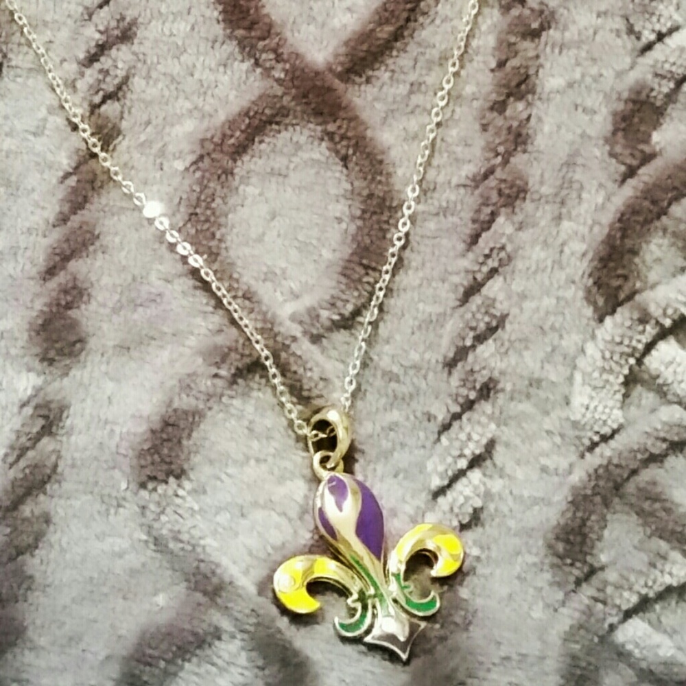 🎉⚜Mardi Gras⚜🎉 Fleur-de-lis Necklace